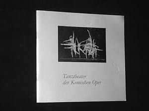 Seller image for Tanztheater der Komischen Oper. Aktuelles Repertoire 1984/85 for sale by Fast alles Theater! Antiquariat fr die darstellenden Knste
