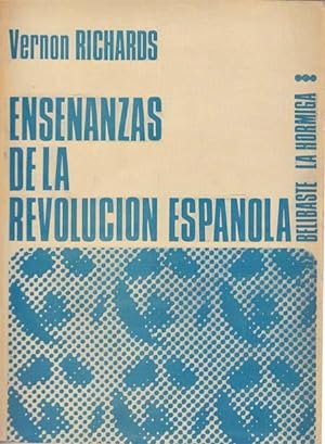 Bild des Verkufers fr ENSEANZAS DE LA REVOLUCION ESPAOLA zum Verkauf von Asilo del libro