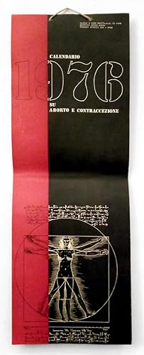 Calendario 1976 su aborto e contraccezione A.E.D. Roma