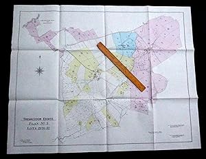Large Scale 16 Inch to Mile Map Printed 1919 covering Properties for Sale centered on TRETIO Pemb...