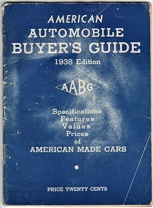 American Automobile Buyer's Guide / 1938 Edition