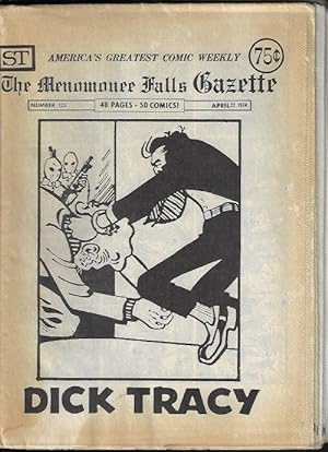 Seller image for THE MENOMONEE FALLS GAZETTE #123, April, Apr. 22, 1974 (Flash Gordon, Buck Rogers, Air Hawk, Johnny Hazard, Rip Kirby, Modesty Blaise, Mandrake the Magician, Tarzan, Dick Tracy, more) for sale by Books from the Crypt