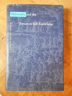 PHILOSOPHY AND THE RETURN TO SELF-KNOWLEDGE
