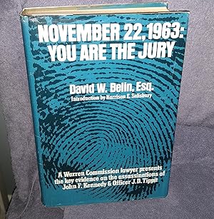 Seller image for November 22, 1963: You Are the Jury for sale by EFR-JFK