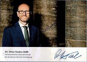 Bild des Verkufers fr Original Autogramm Peter Tauber parl. Staatssekretr CDU /// Autogramm Autograph signiert signed signee zum Verkauf von Antiquariat im Kaiserviertel | Wimbauer Buchversand