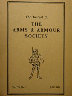 The Journal of The Arms & Armour Society. Vol.VIII, n.1 . June, 1974.