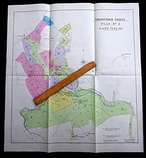 Large Scale 16 Inch to Mile Map Printed 1919 covering Properties for Sale around YSGEIFIOG Ysceif...