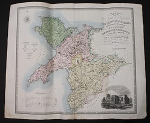 Map of the North West Circuit of the Principality of Wales, comprising the Counties of Anglesey, ...