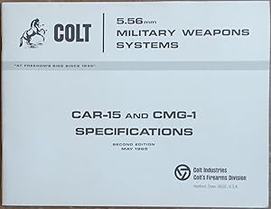 Seller image for CAR-15 and CMG-1 Specifications (5.56mm Military Weapons Systems) for sale by Faith In Print