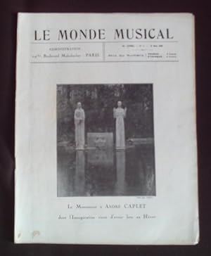 Le monde musicale - N°5 Mai 1932