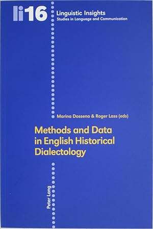 Bild des Verkufers fr Method and Data in English Historical Dialectology (Linguistic Insights) zum Verkauf von Powell's Bookstores Chicago, ABAA