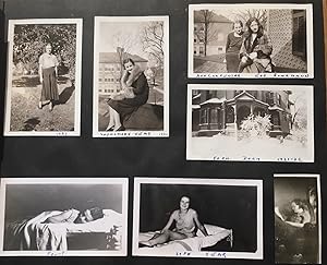 AFFECTIONATE WOMEN at SCHOOL SIMMONS COLLEGE EARLY 1930s PHOTO ALBUM