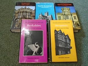 Seller image for The Buildings of England. Suffolk, Hertfordshire, North Somerset and Bristol, Shorpshire, Berkshire. 5 Volumes for sale by Keoghs Books