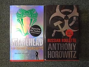 Imagen del vendedor de Snakehead and Russian Roulette. [Two Signed First Editions] a la venta por Keoghs Books