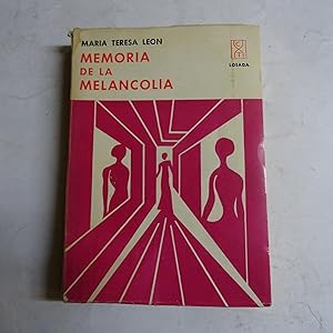 Seller image for MEMORIA DE LA MELANCOLIA. for sale by Librera J. Cintas