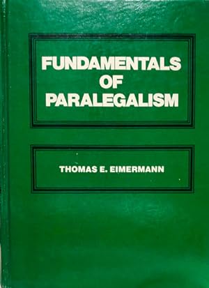 Seller image for Fundamentals of Paralegalism for sale by 2nd Hand Books