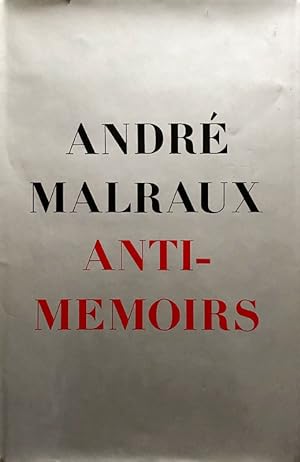 Seller image for Anti-Memoirs for sale by 2nd Hand Books