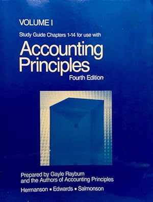 Bild des Verkufers fr Accounting Principles : Study Guide Vol. 1 (Chapters 1-14) zum Verkauf von 2nd Hand Books