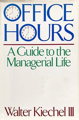 Imagen del vendedor de Office Hours a la venta por 2nd Hand Books