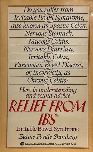 Seller image for Relief From IBS for sale by 2nd Hand Books