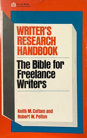Imagen del vendedor de Writer's Research Handbook a la venta por 2nd Hand Books