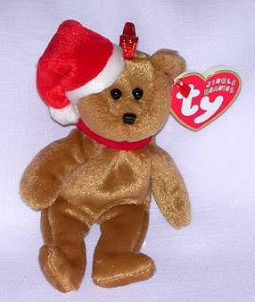 1997 Holiday Teddy Jingle Beanie