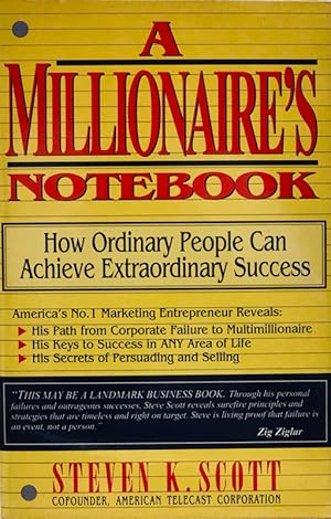 Seller image for A Millionaire's Notebook for sale by 2nd Hand Books