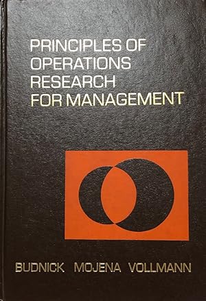 Imagen del vendedor de Principles of Operations Research for Management a la venta por 2nd Hand Books