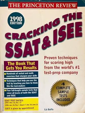 Bild des Verkufers fr Cracking The SSAT & ISEE 1998 Edition zum Verkauf von 2nd Hand Books
