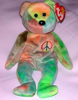 Peace the Tie-Dyed Bear