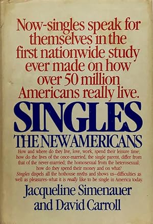 Seller image for Singles: The New Americans for sale by 2nd Hand Books