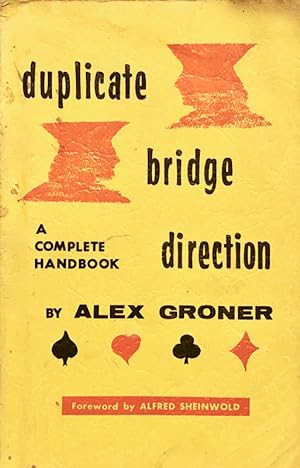Image du vendeur pour Duplicate Bridge Direction mis en vente par 2nd Hand Books
