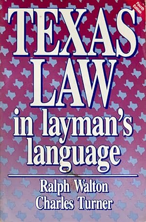 Texas Law In Layman's Language