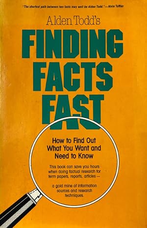Seller image for Finding Facts Fast for sale by 2nd Hand Books