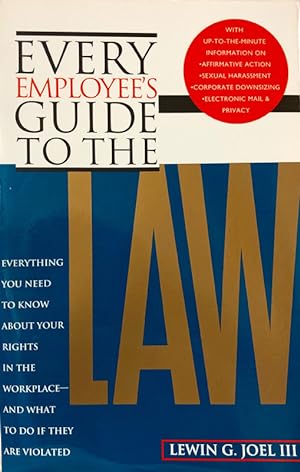 Bild des Verkufers fr Every Employee's Guide To The Law zum Verkauf von 2nd Hand Books