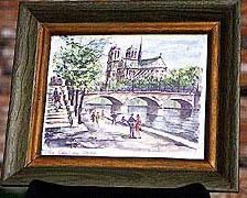 Notre Dame Aleside Framed Print