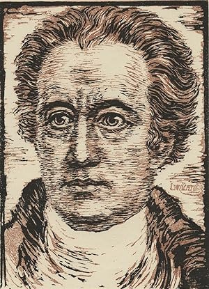 Johann Wolfgang von Goethe, PortrÃ¤t, Leopold WÃ¤chtler, Johann Wolfgang von Goethe. - PortrÃ¤t. ...