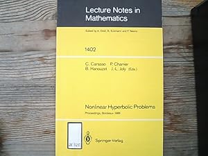 Bild des Verkufers fr Nonlinear Hyperbolic Problems. Proceedings of an Advanced Research Workshop held in Bordeaux, France, June 13-17, 1988 zum Verkauf von Antiquariat Bookfarm