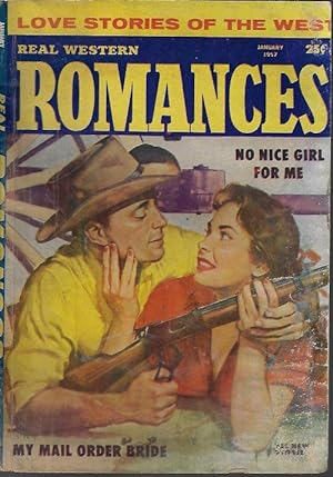 Seller image for REAL WESTERN ROMANCES: January, Jan. 1957 for sale by Books from the Crypt