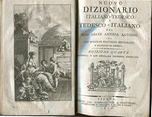 Nuovo dizionario italiano-tedesco e tedesco-italiano. con Singolar esattezza migliorato, zweispra...