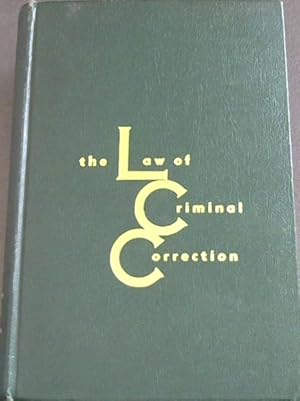 Seller image for THE LAW OF CRIMINAL CORRECTION for sale by Chapter 1