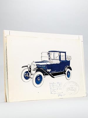 Dossier original de conception du Puzzle sous chemise pour : La 10 HP Citroën Landaulet Grand Luxe