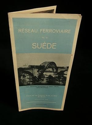 Seller image for RESEAU FERROVIAIRE DE LA SUEDE . for sale by Librairie Franck LAUNAI