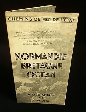 Seller image for NORMANDIE - BRETAGNE - OCEAN, Villgiatures et Circuits . for sale by Librairie Franck LAUNAI