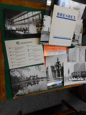 Dresden. 12 Original- Handvergrößerungen. [Vor 40/50 Jahren]. Souvenir aus Dresden.