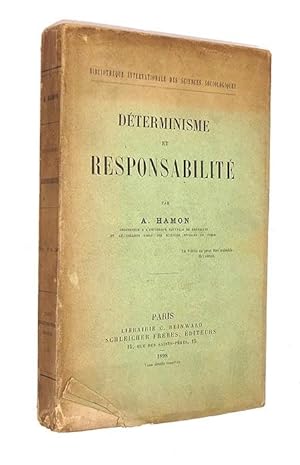 Hamon, Augustin (1862-1945) | Déterminisme et responsabilité / par A. Hamon.