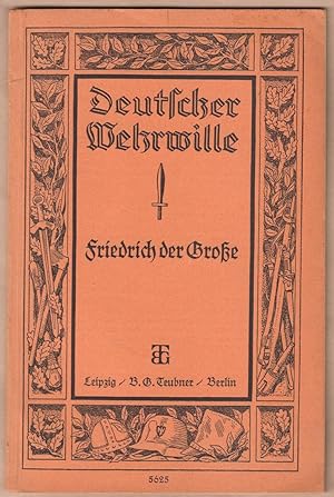 Image du vendeur pour Friedrich der Groe. mis en vente par Antiquariat Neue Kritik