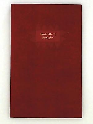 Immagine del venditore per Meister Martin der Kfner und seine Gesellen. Historische Novelle venduto da Leserstrahl  (Preise inkl. MwSt.)