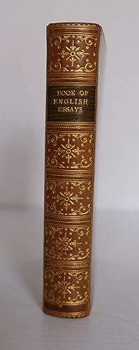 Bild des Verkufers fr A BOOK OF ENGLISH ESSAYS (1600-1900). zum Verkauf von Charles Russell, ABA, ILAB, est 1978