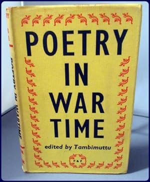 Seller image for POETRY IN WARTIME. An Anthology for sale by Parnassus Book Service, Inc